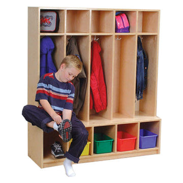 Coat Locker with Seat