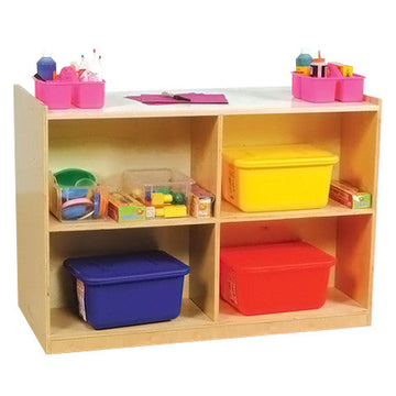 Double-Sided Melamine Storage Unit