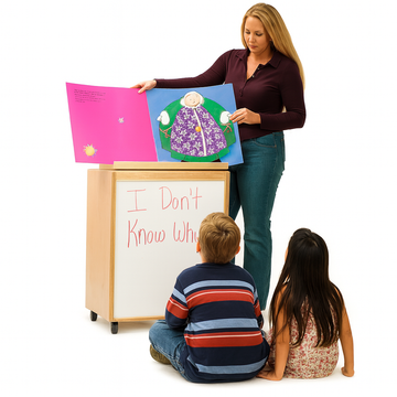 Mobile Big Book Display Storage Unit