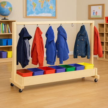 Mobile Coat Cart