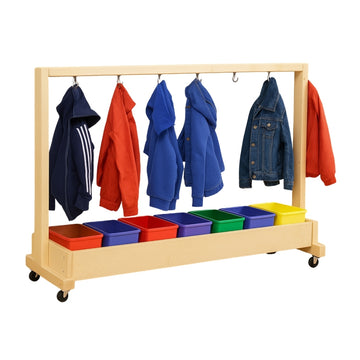 Mobile Coat Cart
