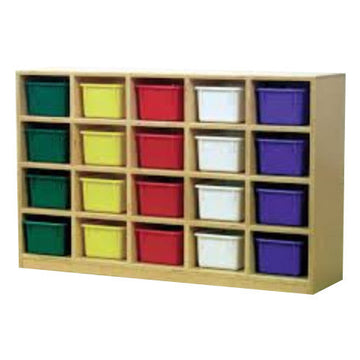 20-Hole Cubby Storage Unit