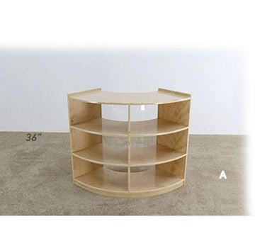 plexy back contour shelving unit